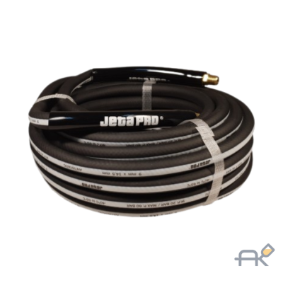 Шланг JP(5886010) гибкий с фитингами 9*14.5мм*10м чёрный(ПВХ)